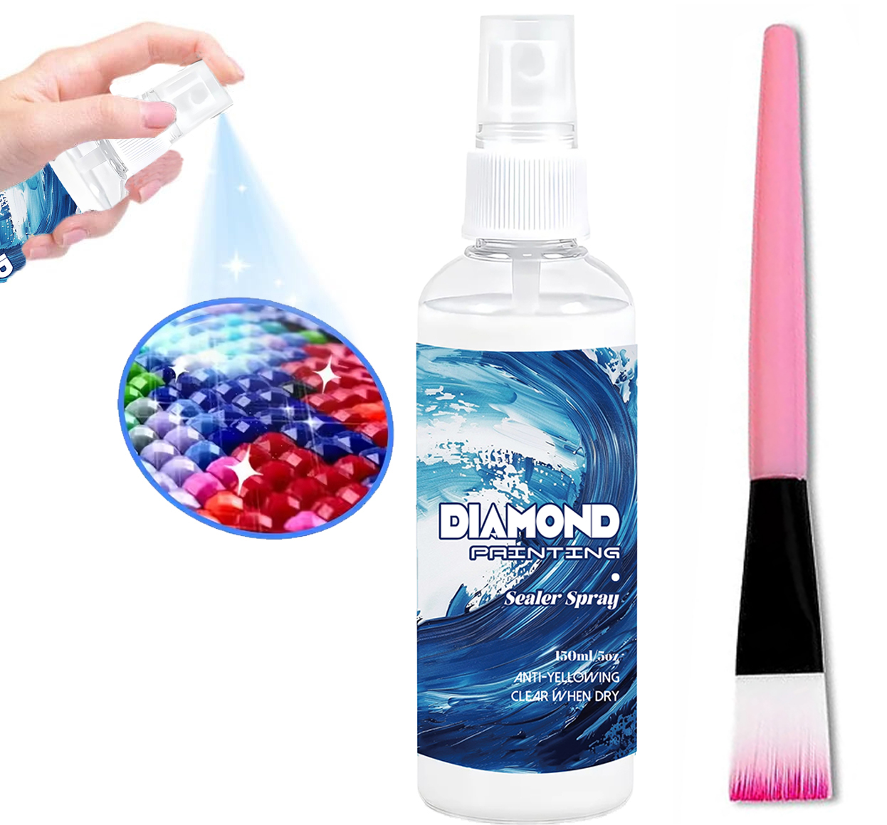 Resin Art Work - Spray sigillante per pittura diamantata da