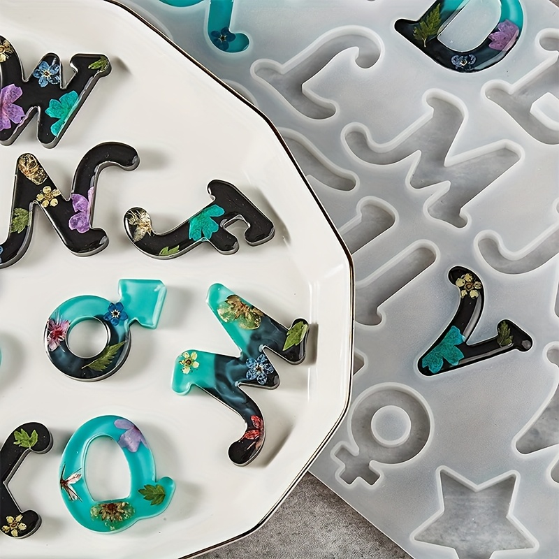 Resin Art Alphabet - Stampo in resina per colata a