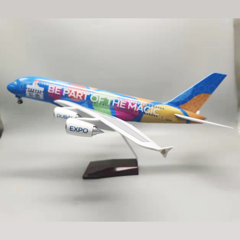 Resin Art Alphabet - Modello di aereo da 46 cm