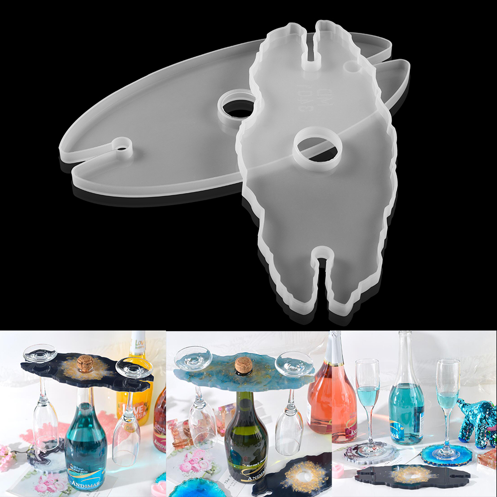 Resin Art Equipment - 1pcs Vino Cremagliera Stampi In Silicone