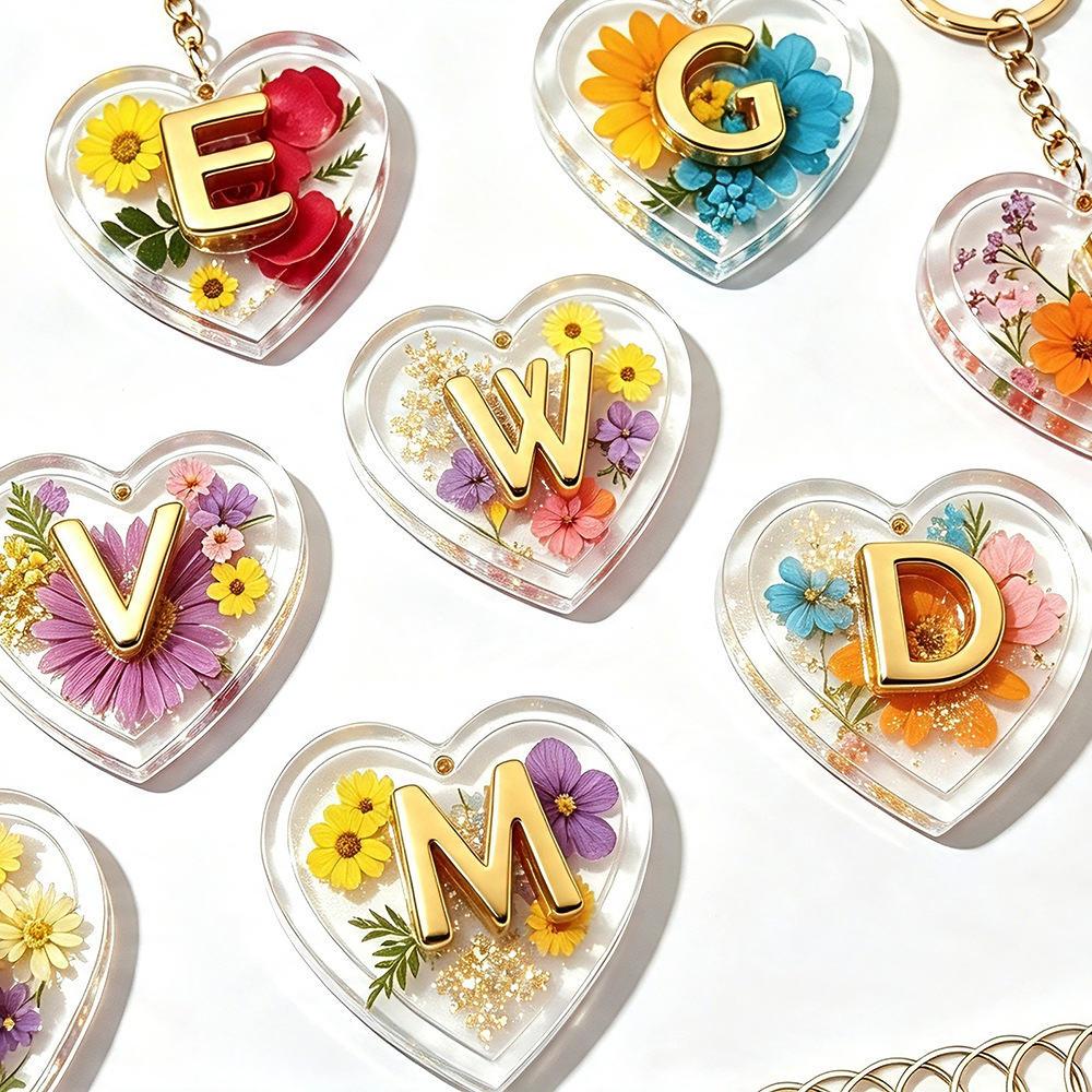 Resin Art Alphabet - Stampi in Silicone Completi con 26