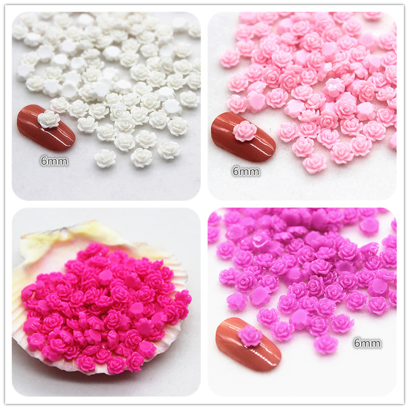 Resin Art Rose - 100pcs 6 millimetri di trasporto Della