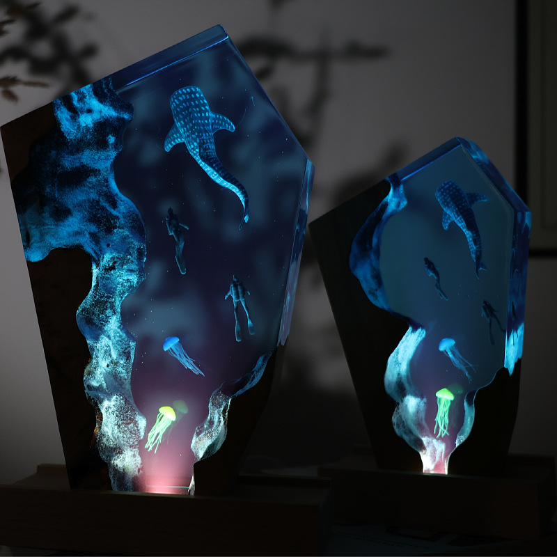 Ornamento Luminoso da Scrivani - Resin Art Wedding Gift recensione e prezzo