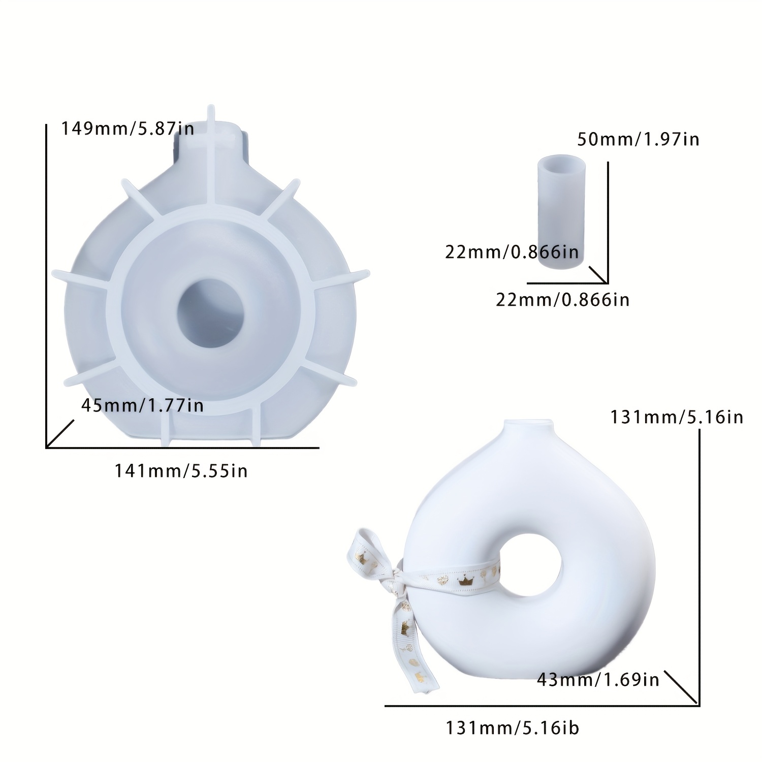 1 stampo in silicone per vaso  - Resin Art Equipment recensione e prezzo