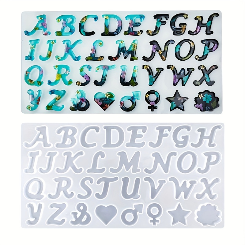 Stampo in resina per colata a  - Resin Art Alphabet recensione e prezzo