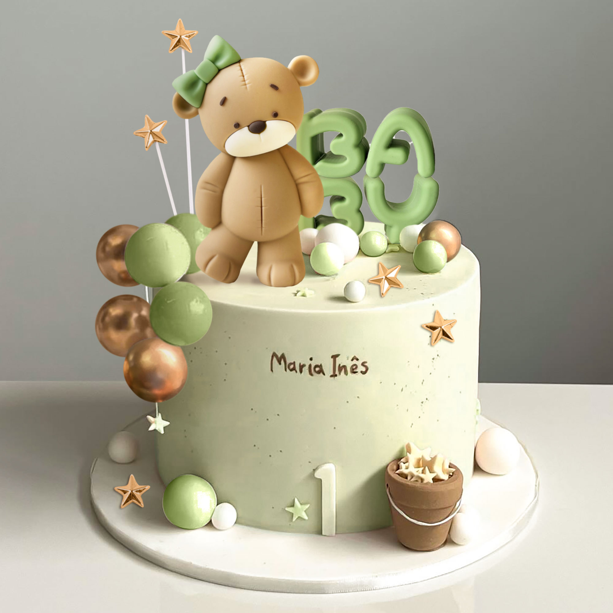 LaVenty Orso Rosa Decorazione  - Resin Art Alphabet recensione e prezzo