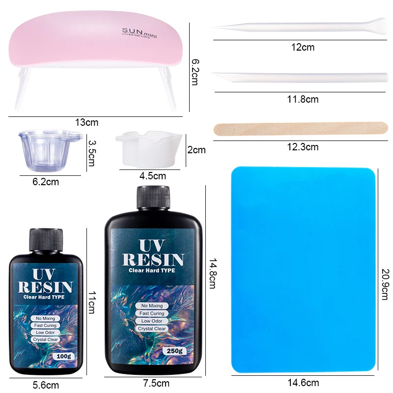 Kit di colla dura in resina UV - Resin Art Equipment recensione e prezzo