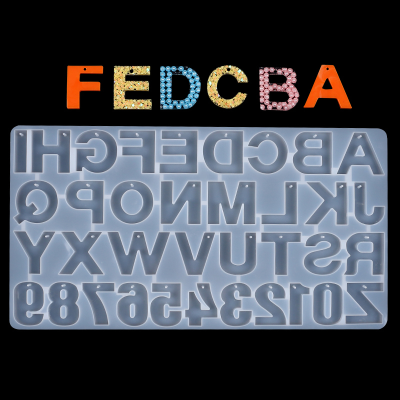 Stampo in silicone portachiavi - Resin Art Alphabet recensione e prezzo
