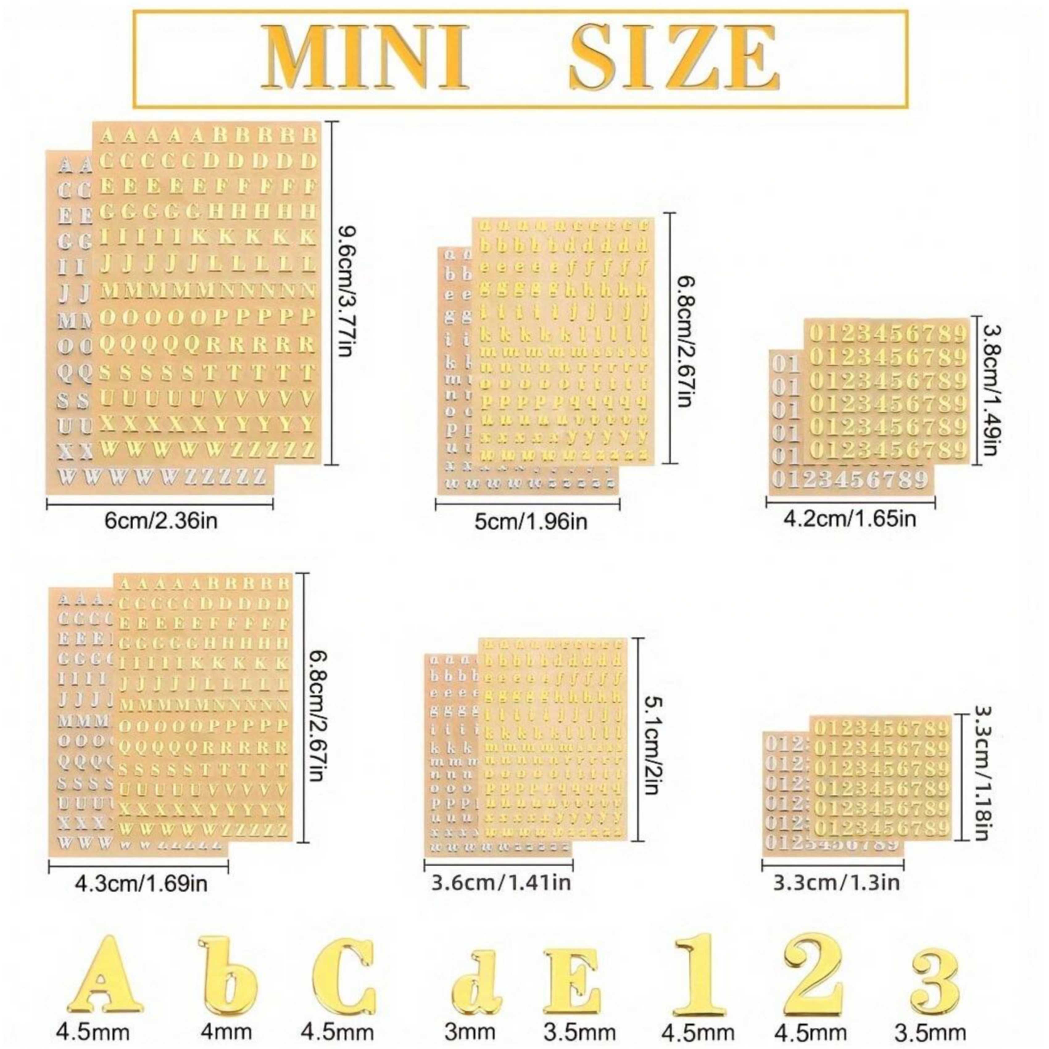 12 adesivi in resina a forma d - Resin Art Alphabet recensione e prezzo